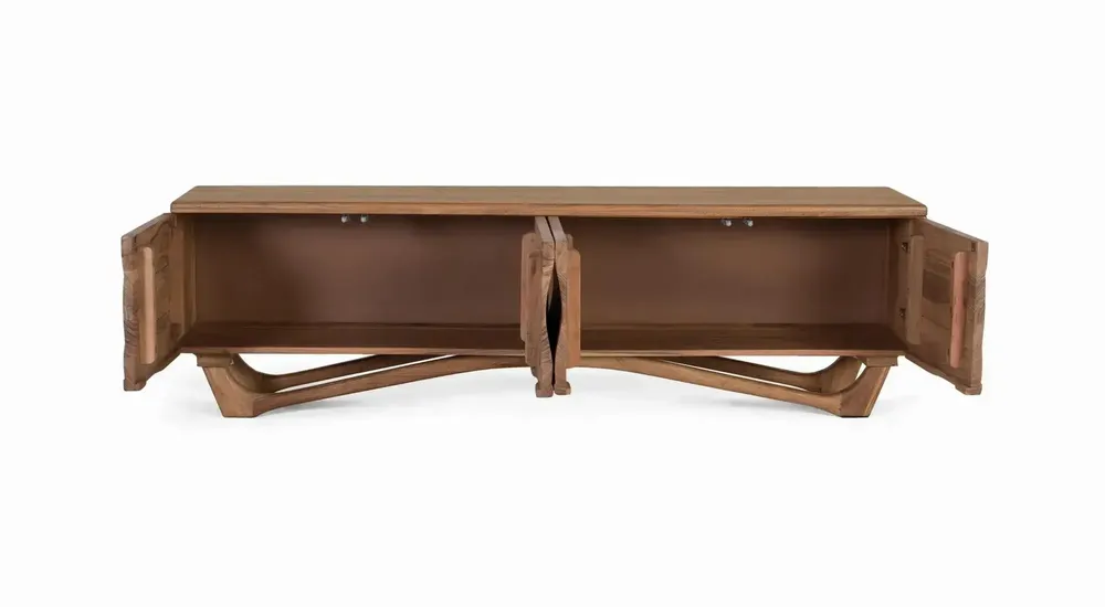 Meubles TV - Meuble TV fabriqué à la main en bois d'acacia 170cm - GINER Y COLOMER