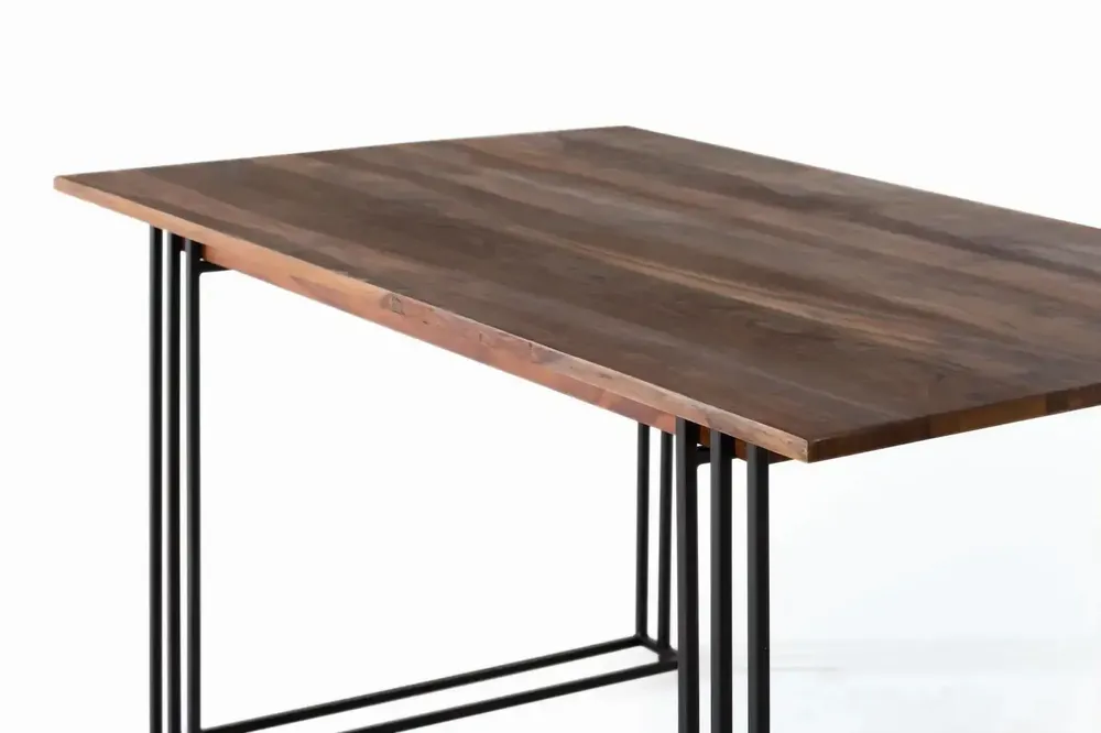 Dining Tables - Dining table with rectangular rosewood top - GINER Y COLOMER