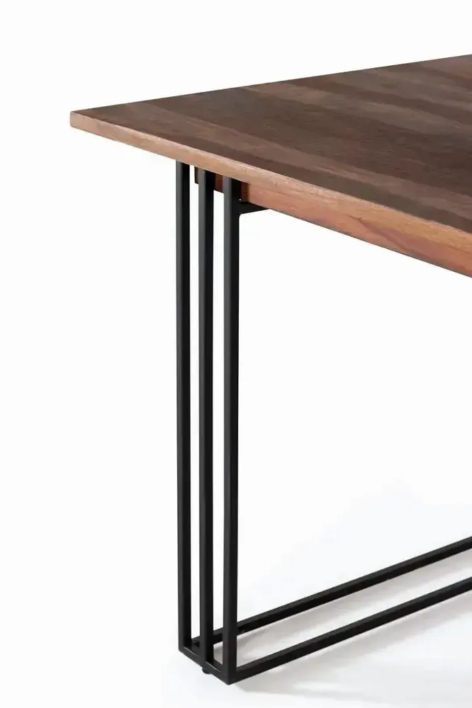 Dining Tables - Dining table with rectangular rosewood top - GINER Y COLOMER