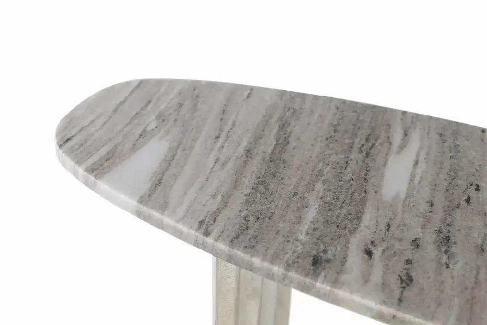 Console table - Console with oval marble top - GINER Y COLOMER