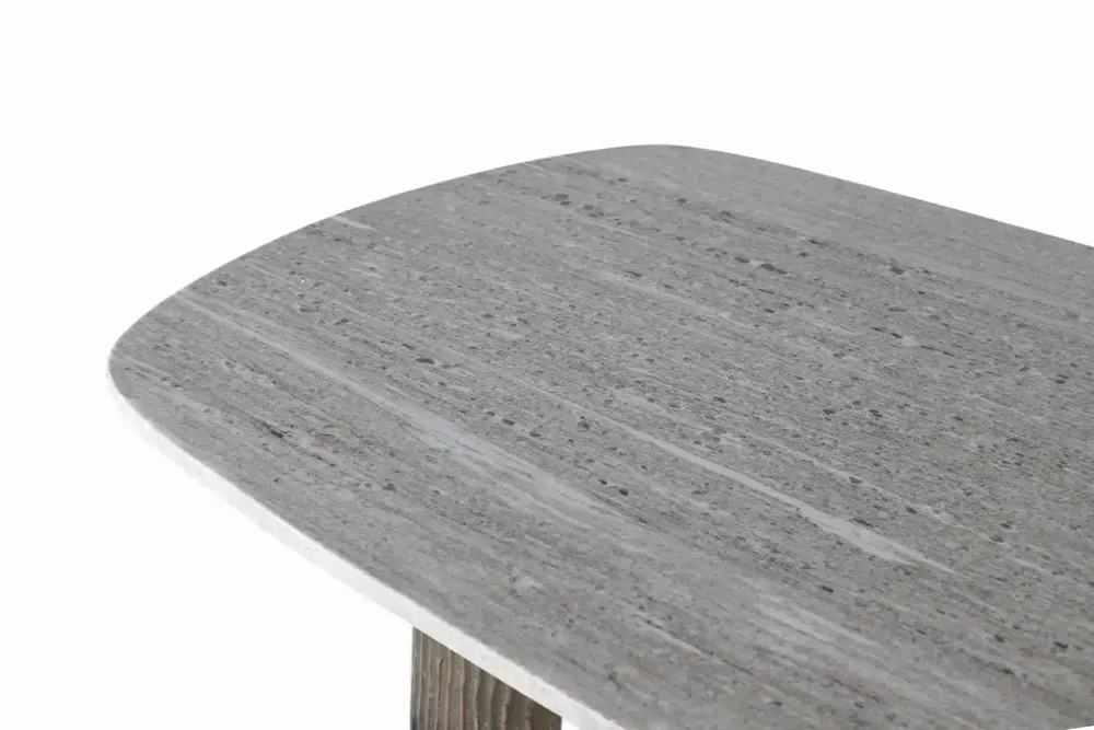 Tables Salle à Manger - Table à manger avec plateau ovale en marbre 180 cm - GINER Y COLOMER