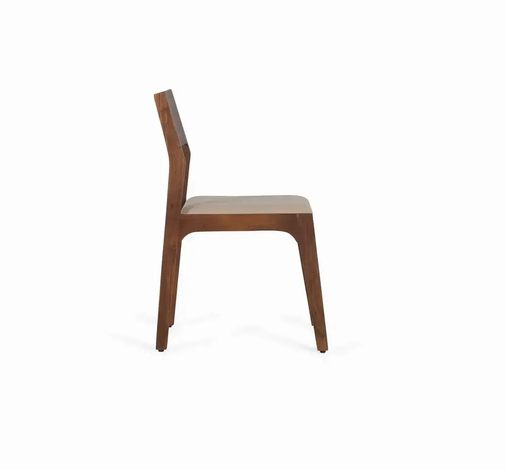 Chaises - Ensemble de 2 chaises en bois d'acacia et recouvertes de tissu - GINER Y COLOMER