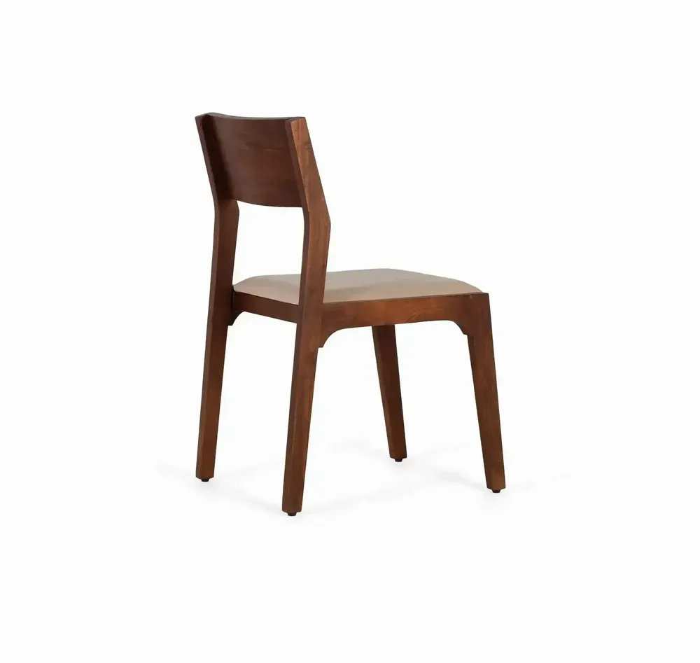 Chaises - Ensemble de 2 chaises en bois d'acacia et recouvertes de tissu - GINER Y COLOMER
