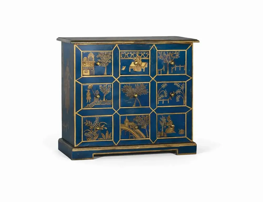 Chests of drawers - Handcrafted 9-drawer chest of drawers in mango wood and MDF - GINER Y COLOMER
