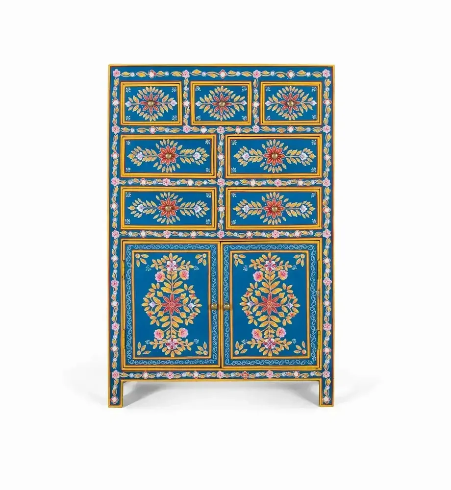Sideboards - Handcrafted sideboard in mango wood and MDF 122 cm - GINER Y COLOMER