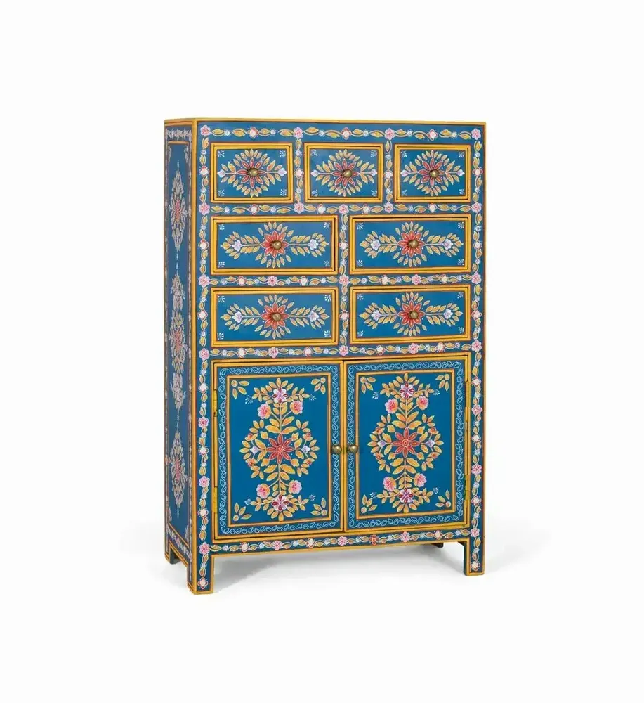 Sideboards - Handcrafted sideboard in mango wood and MDF 122 cm - GINER Y COLOMER