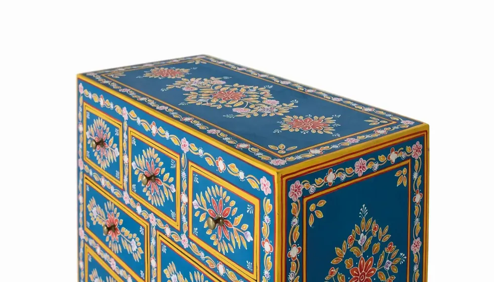 Sideboards - Handcrafted sideboard in mango wood and MDF 122 cm - GINER Y COLOMER