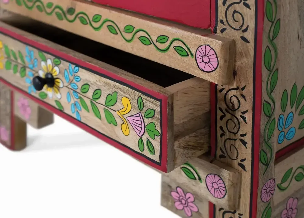 Chests of drawers - Occasional furniture in mango wood and MDF and hand painted - GINER Y COLOMER
