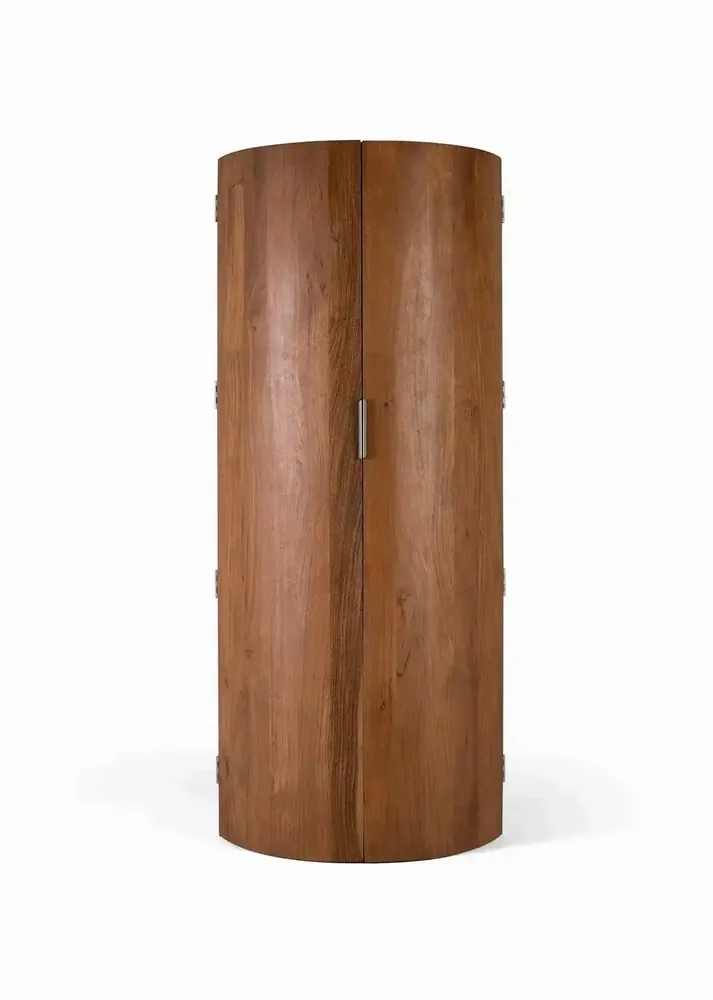 Buffets - Meuble bar à 2 portes en bois d'acacia massif - GINER Y COLOMER