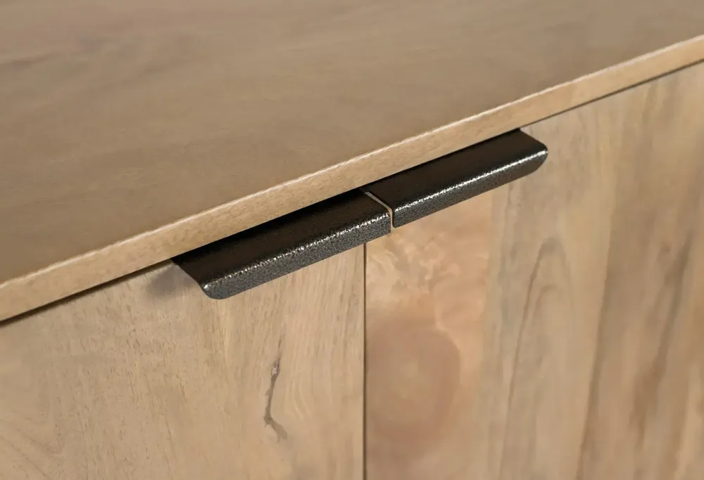 Sideboards - Mango wood sideboard with rounded corners - GINER Y COLOMER