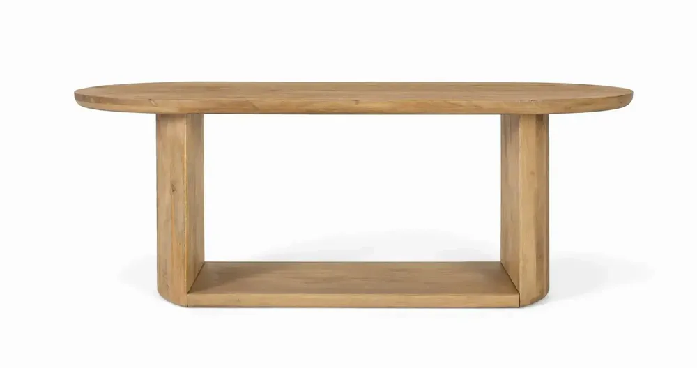 Tables Salle à Manger - Table à manger ovale en bois de manguier 210 cm - GINER Y COLOMER