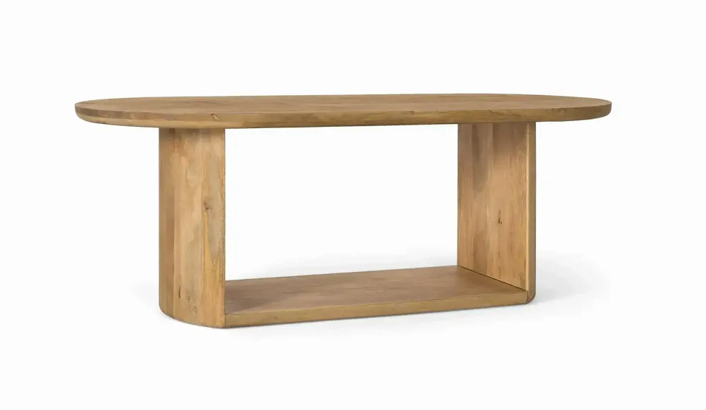 Tables Salle à Manger - Table à manger ovale en bois de manguier 210 cm - GINER Y COLOMER