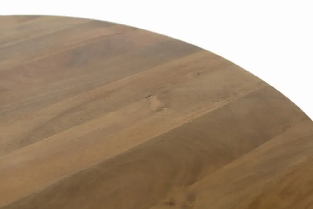 Tables Salle à Manger - Table en bois de manguier avec plateau rond de 150 cm de diamètre - GINER Y COLOMER