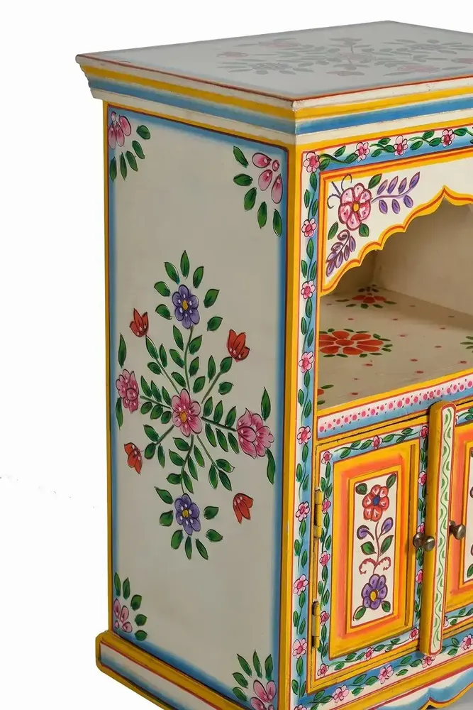 Commodes - Meuble d'appoint en bois manguier multicolor - GINER Y COLOMER