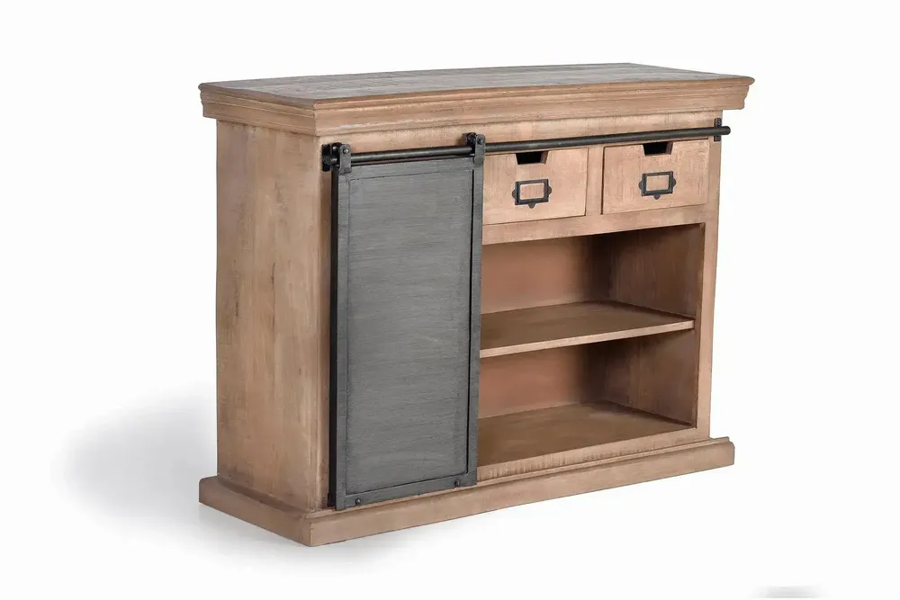 Sideboards - Sideboard in mango wood and metal - GINER Y COLOMER