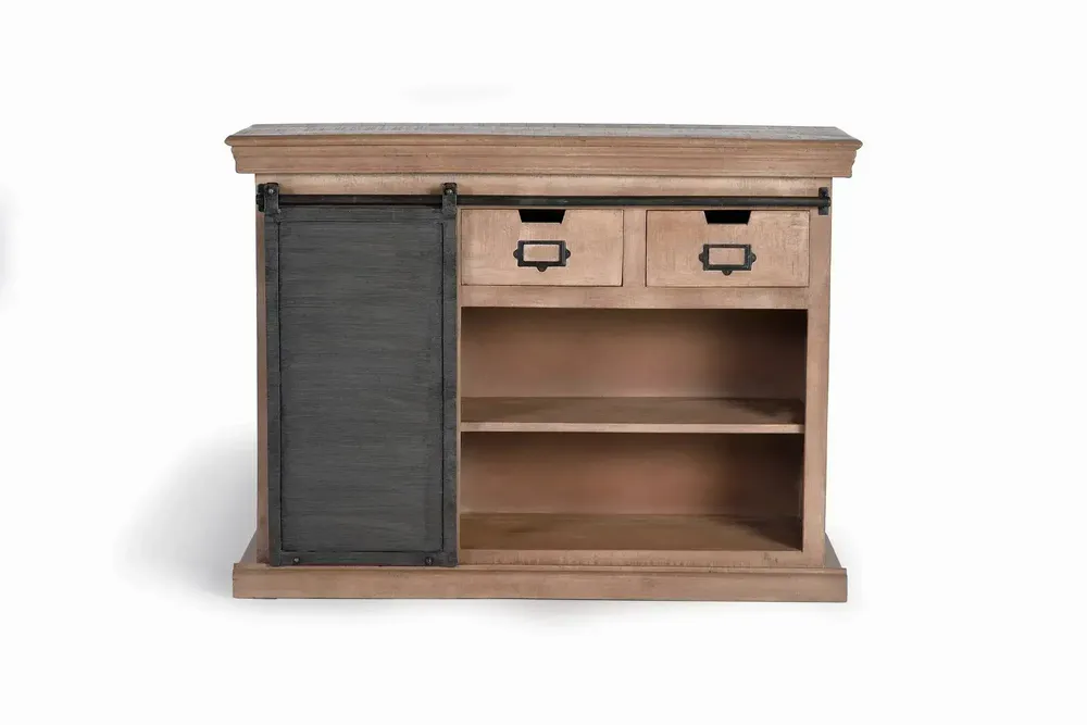 Sideboards - Sideboard in mango wood and metal - GINER Y COLOMER