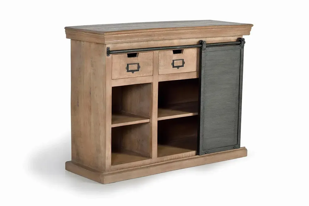 Sideboards - Sideboard in mango wood and metal - GINER Y COLOMER
