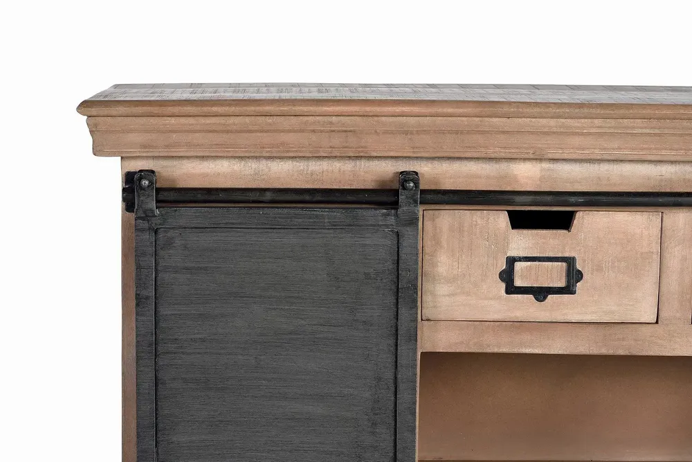 Sideboards - Sideboard in mango wood and metal - GINER Y COLOMER