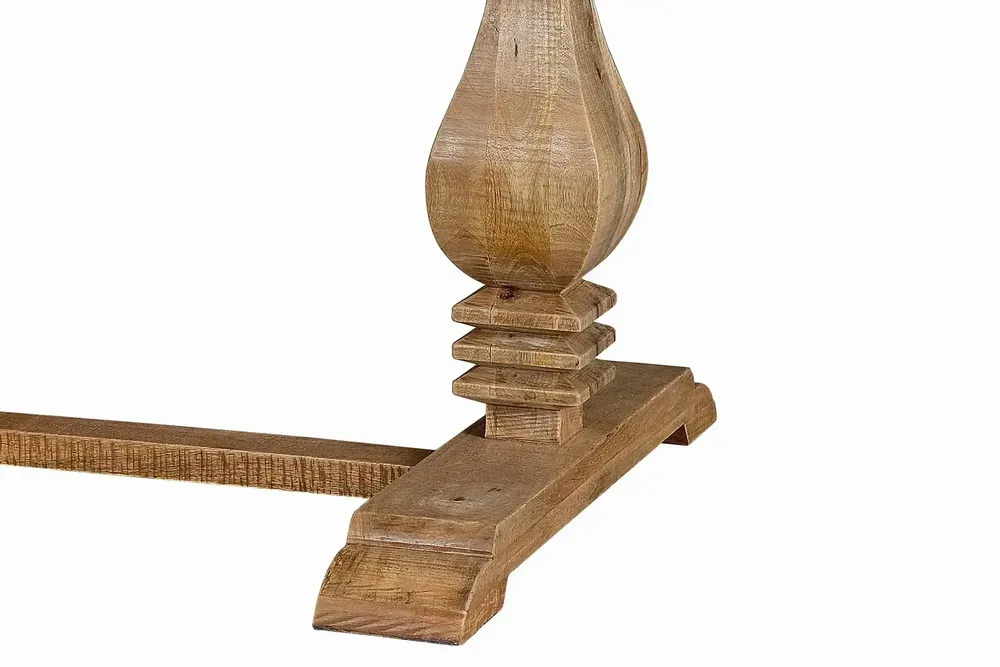 Dining Tables - 8-seater dining table in natural mango wood 2 meters - GINER Y COLOMER