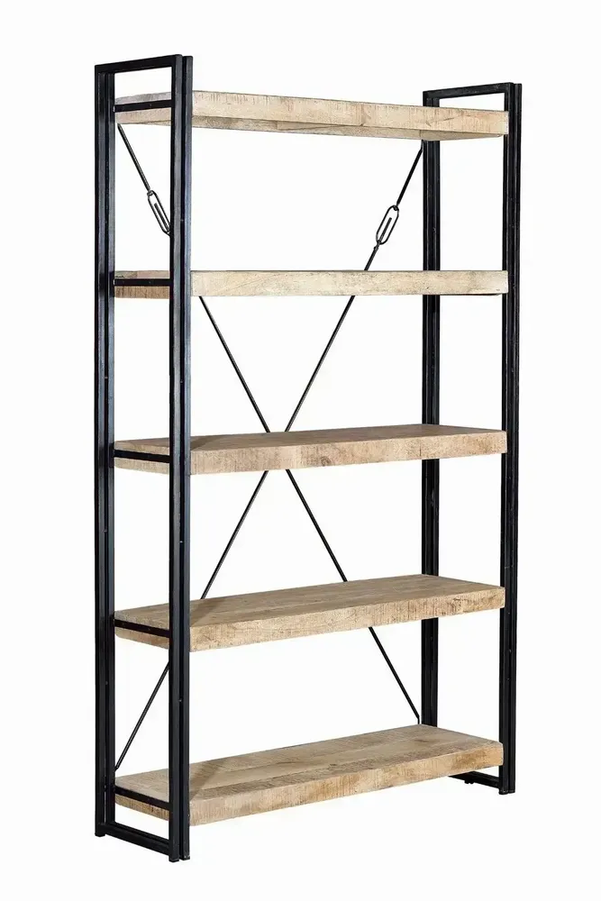 Etagères - Étagère en bois de manguier naturel et noir - GINER Y COLOMER