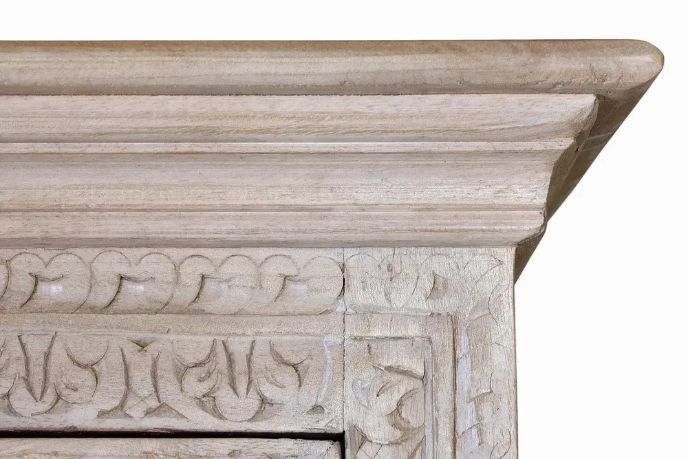 Wardrobe - Natural finish mango wood cabinet - GINER Y COLOMER