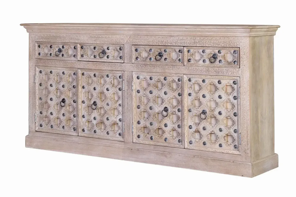 Sideboards - Natural mango wood sideboard - GINER Y COLOMER