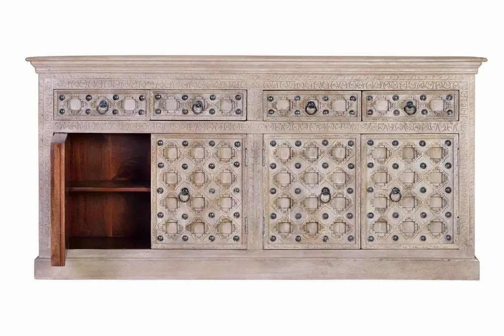 Sideboards - Natural mango wood sideboard - GINER Y COLOMER