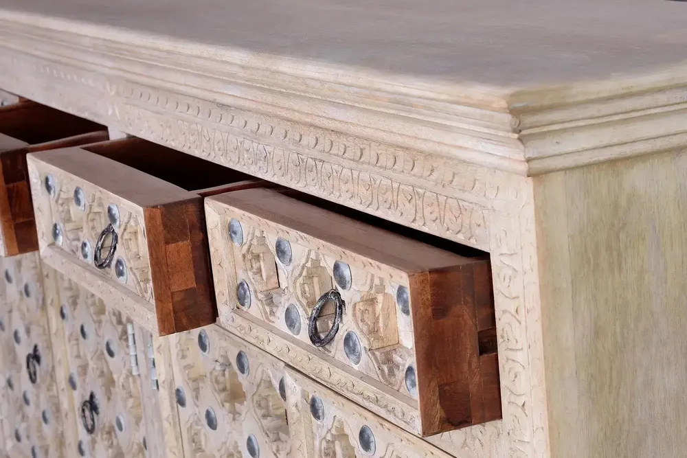 Sideboards - Natural mango wood sideboard - GINER Y COLOMER