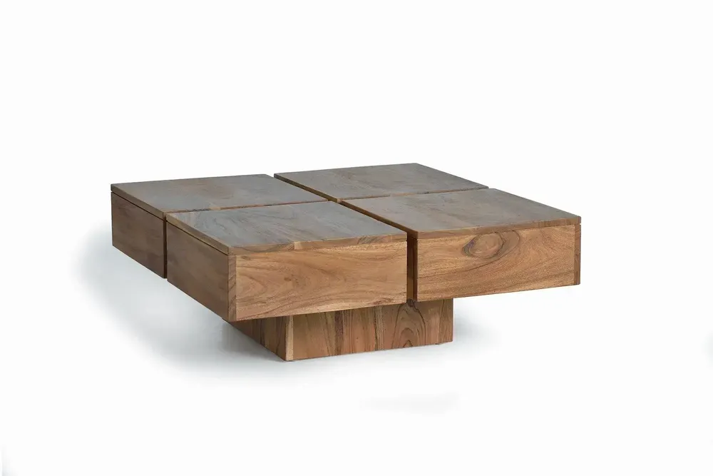 Tables basses - Table basse en bois d'acacia - GINER Y COLOMER