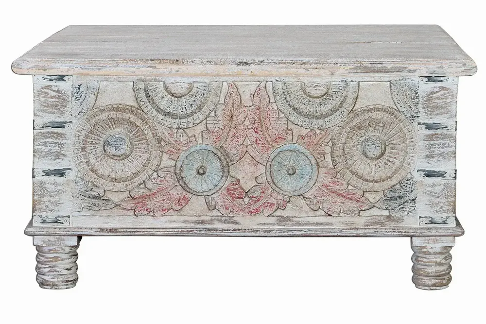Coffee tables - Multicolored mango wood coffee table - GINER Y COLOMER