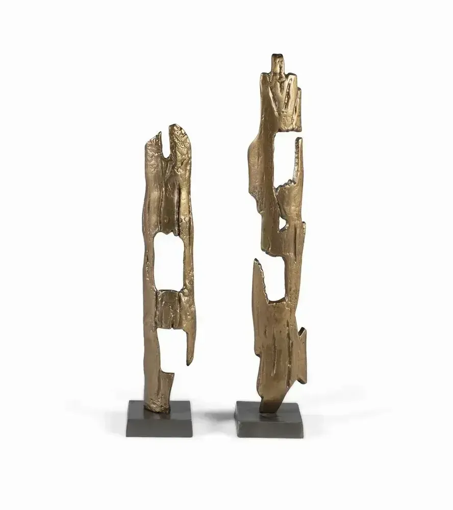 Sculptures, statuettes and miniatures - Set of two decorative metal sculptures - GINER Y COLOMER