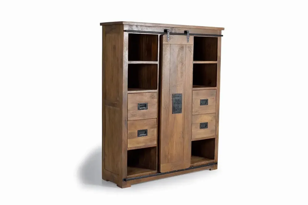 Sideboards - Mango wood and metal dresser - GINER Y COLOMER