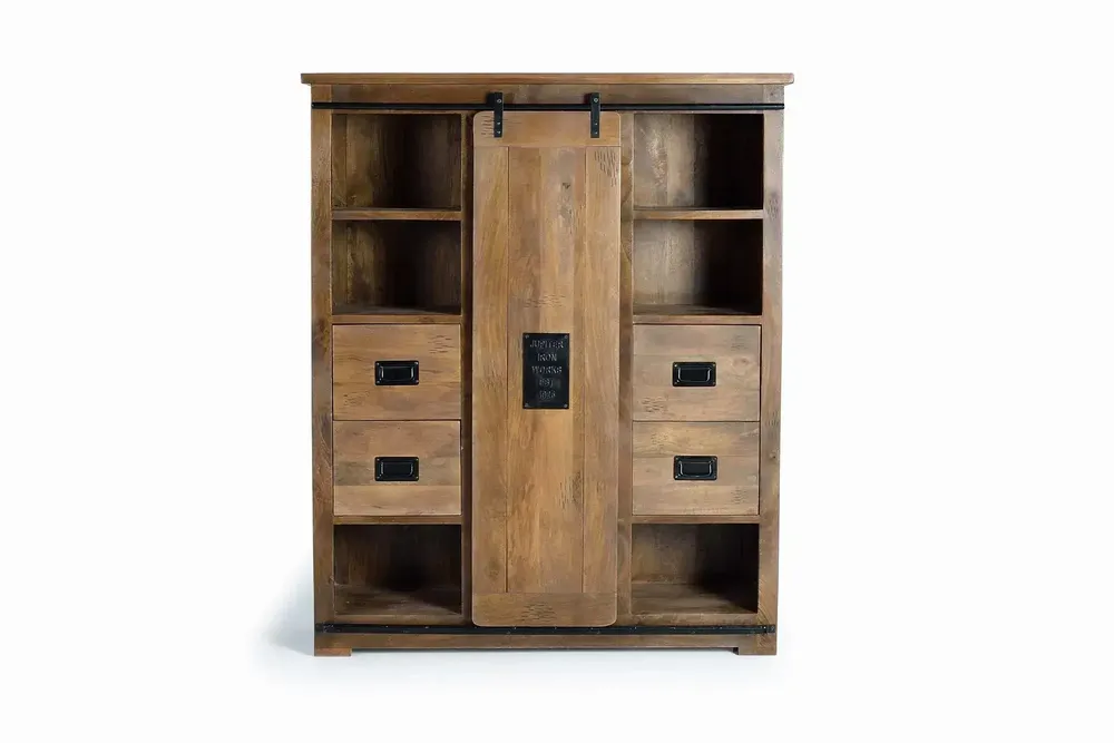 Sideboards - Mango wood and metal dresser - GINER Y COLOMER
