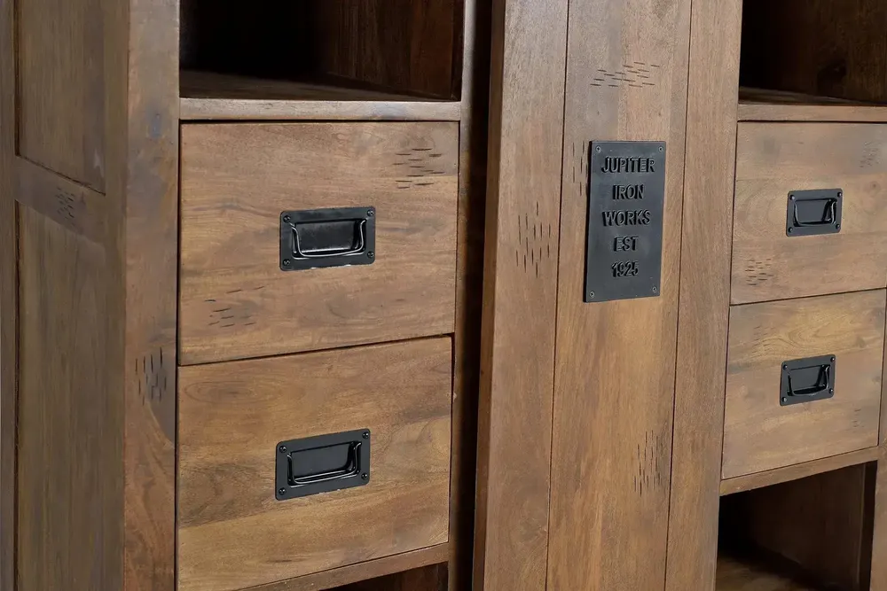 Sideboards - Mango wood and metal dresser - GINER Y COLOMER