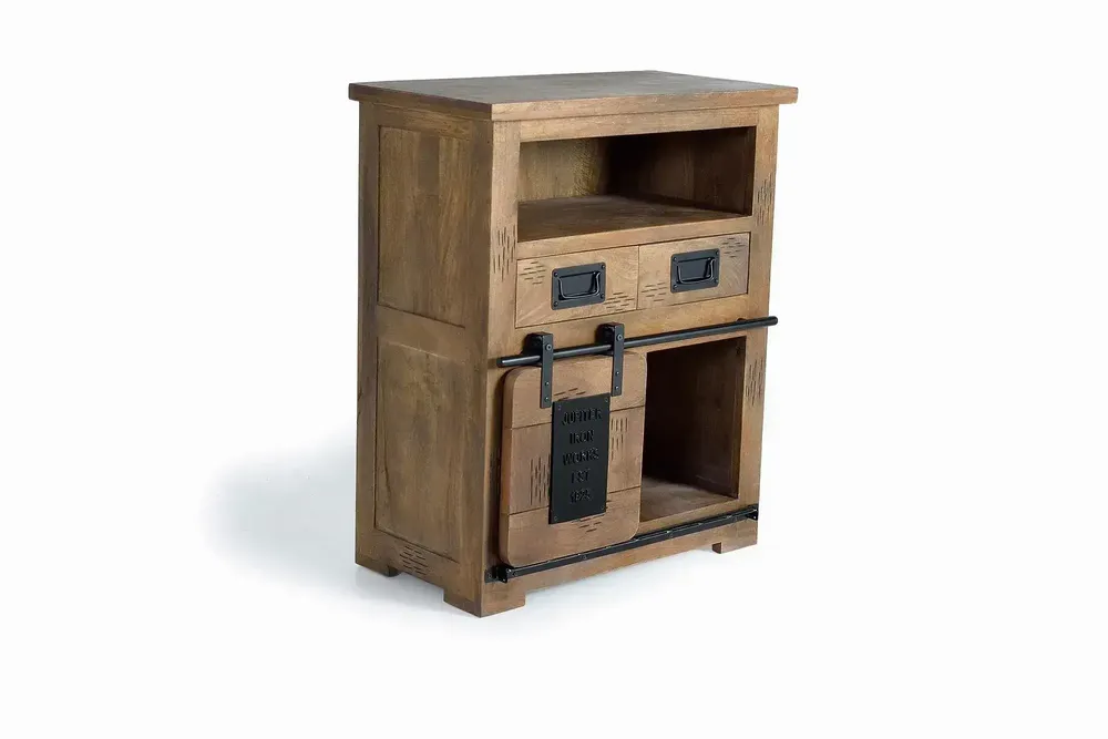 Sideboards - Mango wood and metal sideboard - GINER Y COLOMER