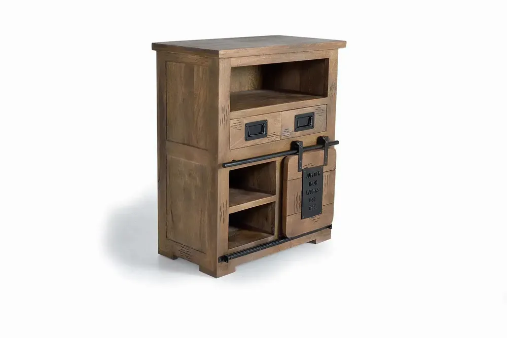 Sideboards - Mango wood and metal sideboard - GINER Y COLOMER