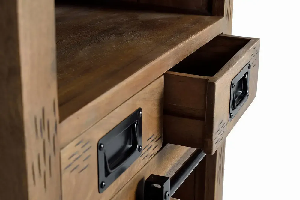 Sideboards - Mango wood and metal sideboard - GINER Y COLOMER