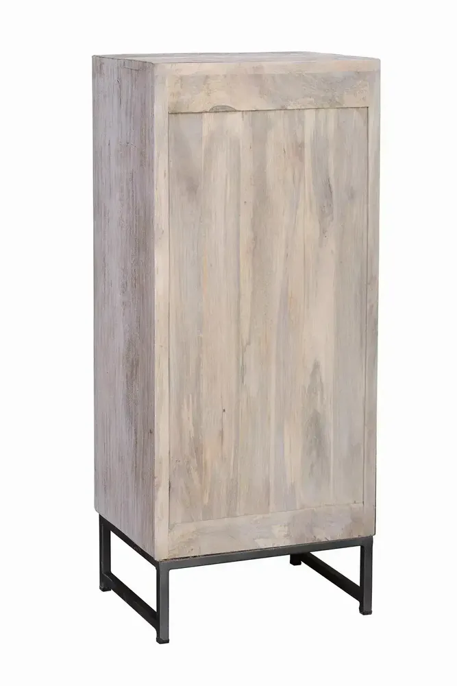 Chests of drawers - Mango wood chest of drawers and metal legs - GINER Y COLOMER