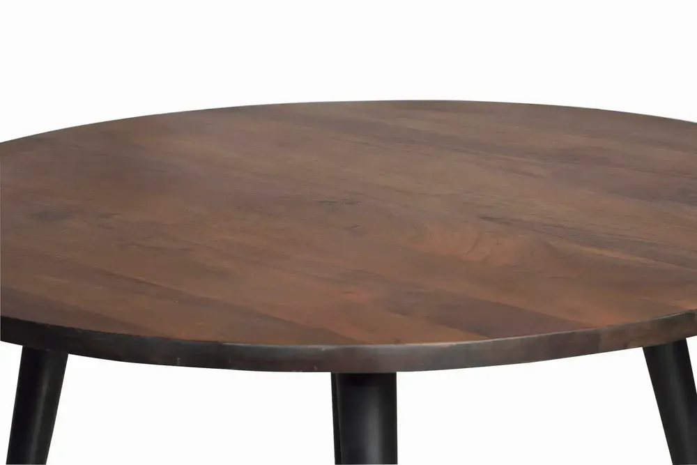 Dining Tables - Acacia wood dining table and metal legs - GINER Y COLOMER