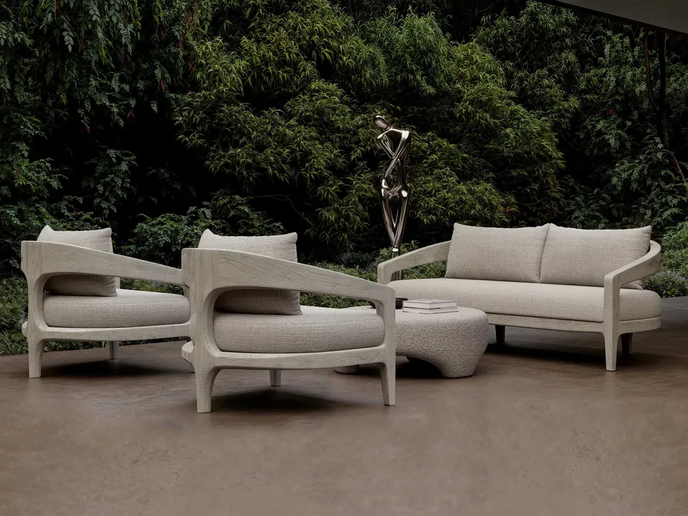 Tables de jardin - Table basse Whale-ash taille L - SNOC