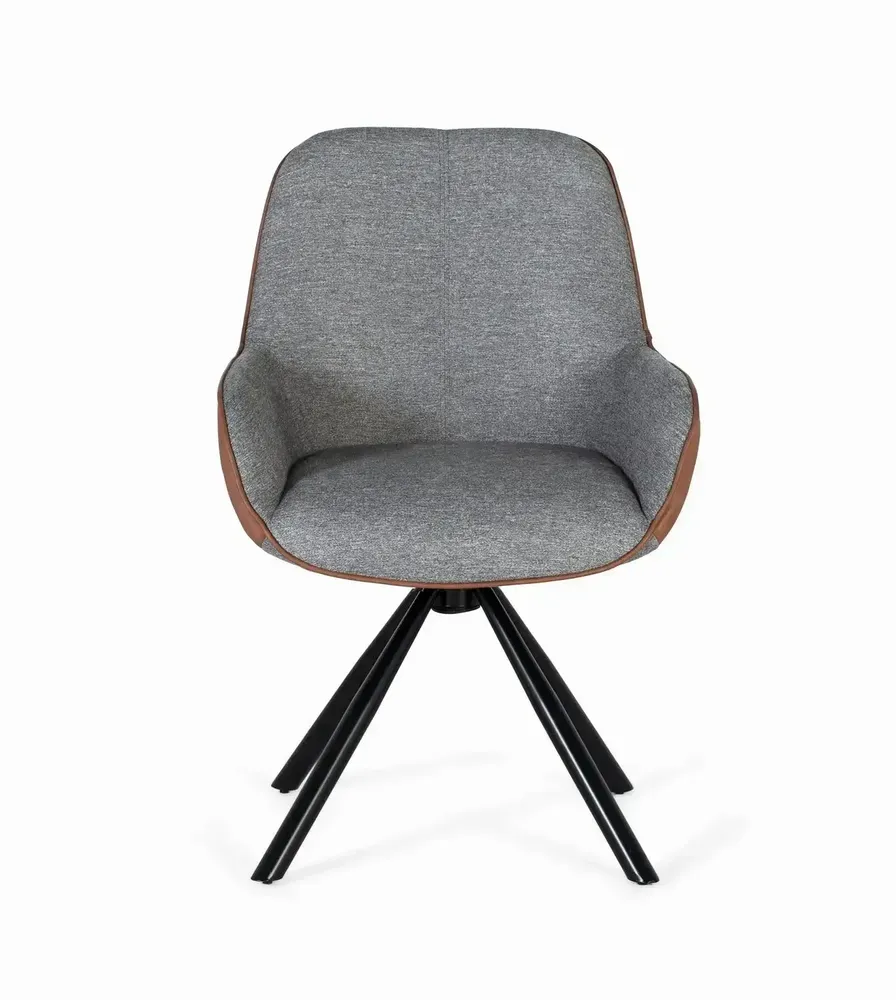 Chairs - Set of 2 fabric covered swivel chairs - GINER Y COLOMER