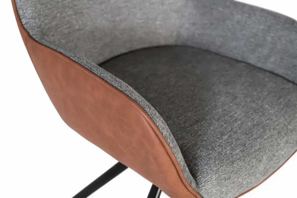 Chairs - Set of 2 fabric covered swivel chairs - GINER Y COLOMER