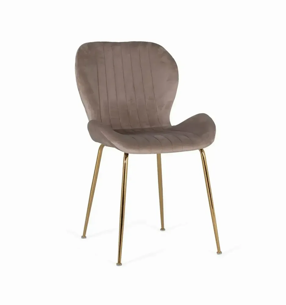 Chairs - Set of 4 chairs covered in velvet and steel structure - GINER Y COLOMER