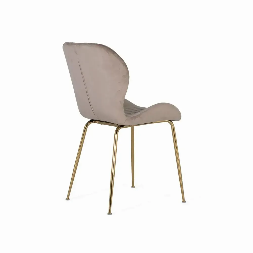 Chairs - Set of 4 chairs covered in velvet and steel structure - GINER Y COLOMER