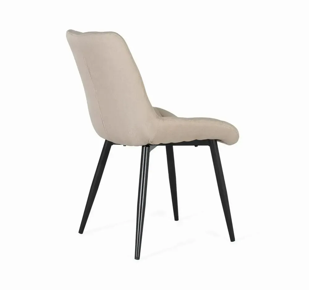 Chairs - Set of two chairs upholstered in beige fabric - GINER Y COLOMER