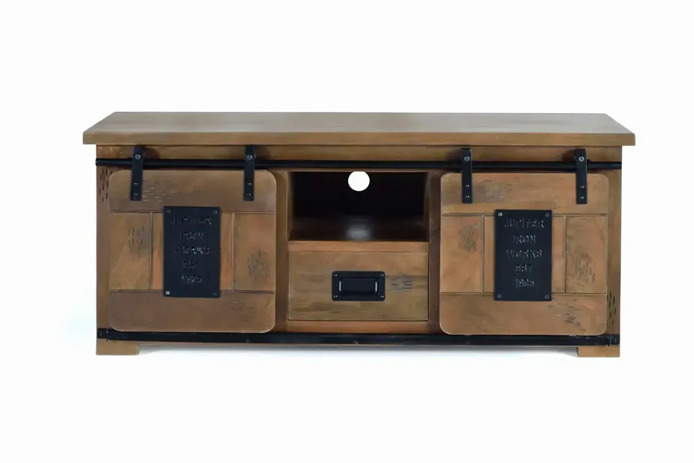 TV stands - TV cabinet in mango wood and metal - GINER Y COLOMER