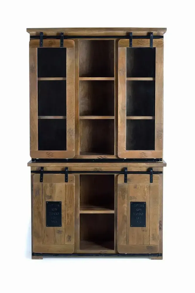 Sideboards - Mango wood and metal dresser - GINER Y COLOMER