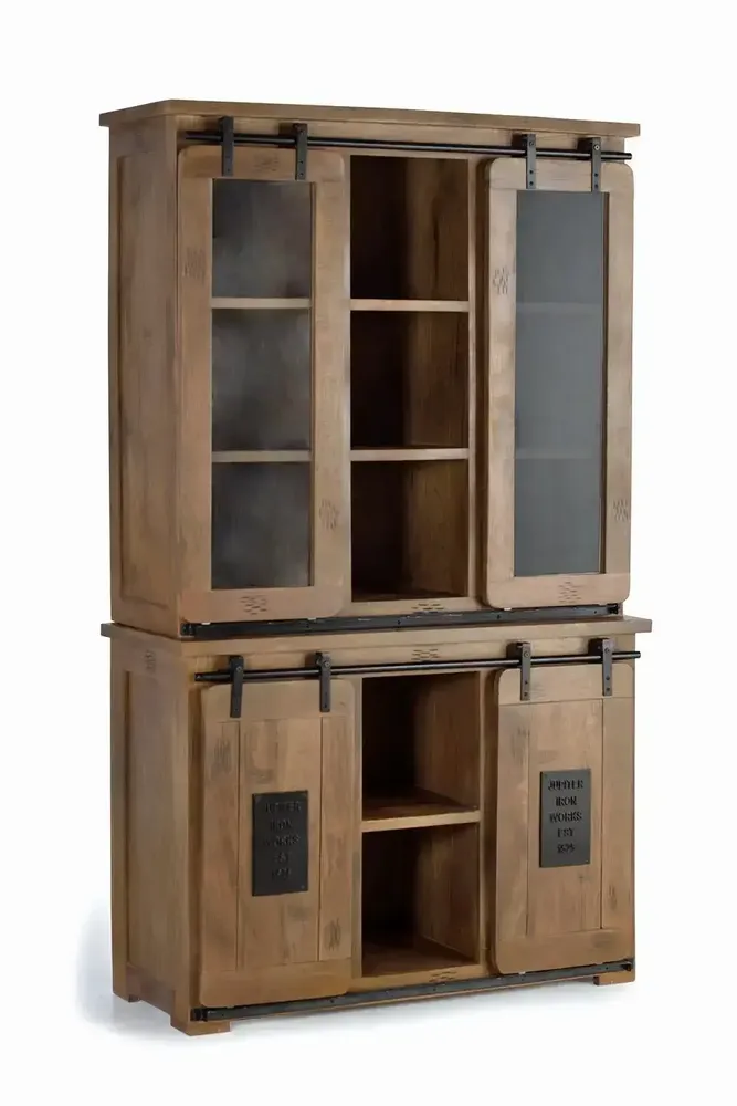 Sideboards - Mango wood and metal dresser - GINER Y COLOMER