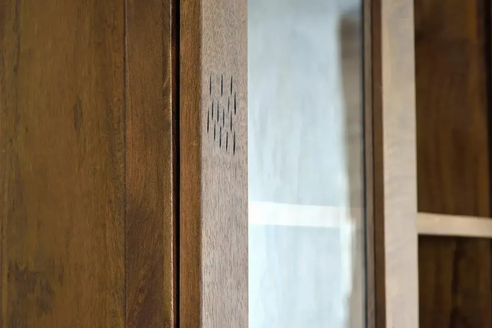 Sideboards - Mango wood and metal dresser - GINER Y COLOMER