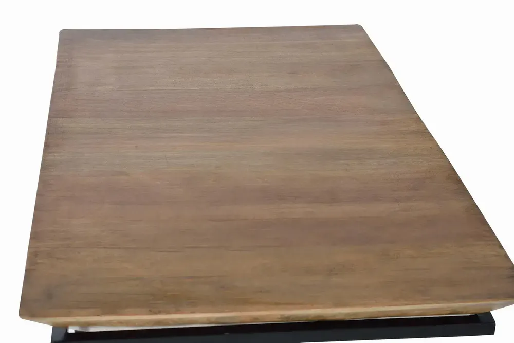 Tables basses - Table basse en bois manguier et métal - GINER Y COLOMER